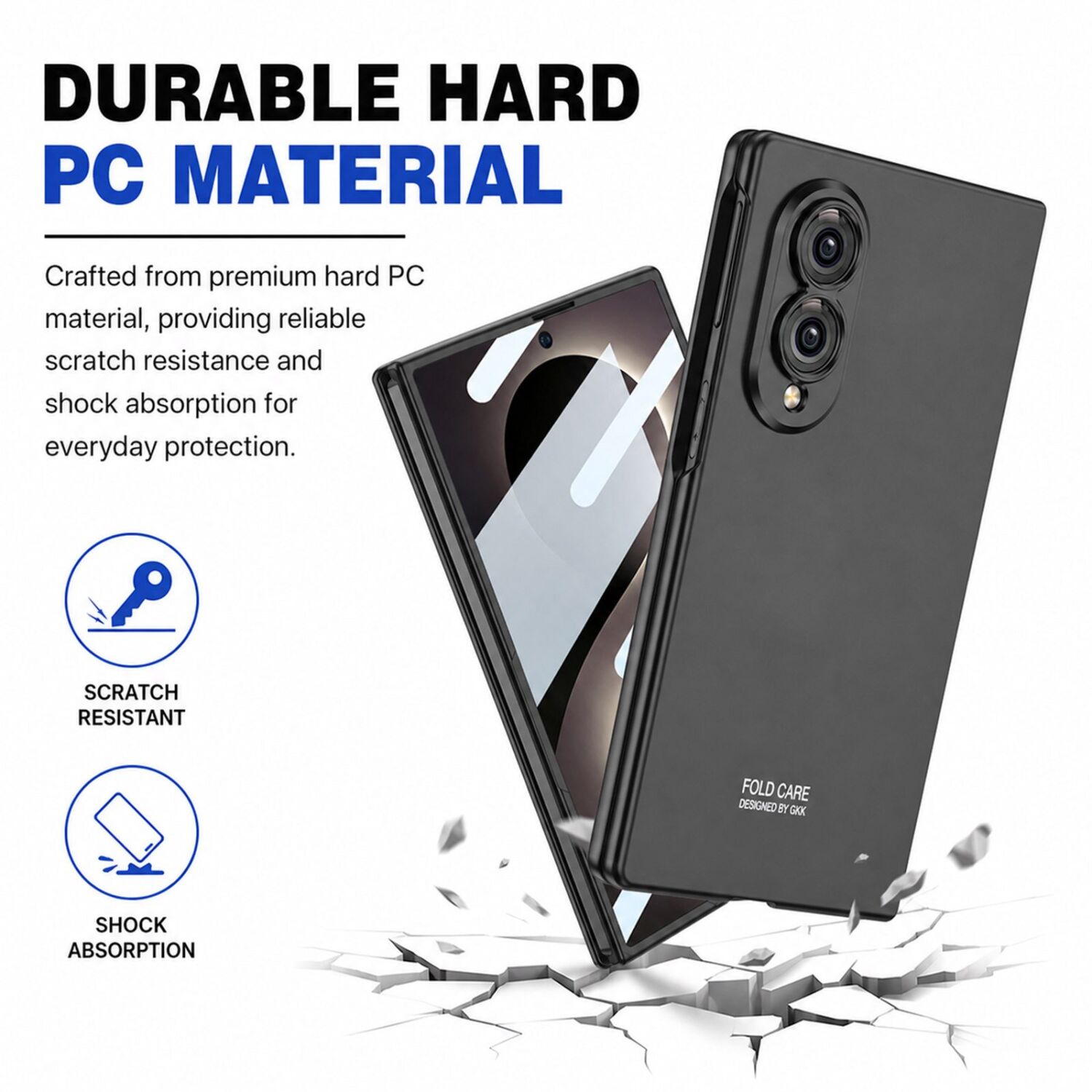 Защитный чехол GKK Urban Pulse для Samsung Galaxy Fold 8 - Black. Фото 2 Защитный чехол GKK Urban Pulse для Samsung Galaxy Fold 8 - Black (424520B). Фото 2 из 9