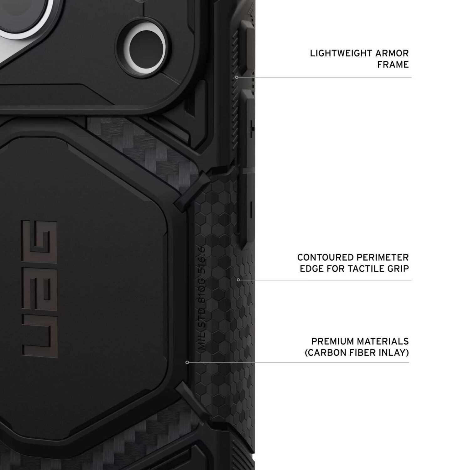 Защитный чехол URBAN ARMOR GEAR Monarch Pro MagSafe для iPhone 18 Pro (114569114I4I) - Deep Purple. Фото 10 Защитный чехол URBAN ARMOR GEAR Monarch Pro MagSafe для iPhone 18 Pro (114569114I4I) - Deep Purple (440115DV). Фото 10 из 15