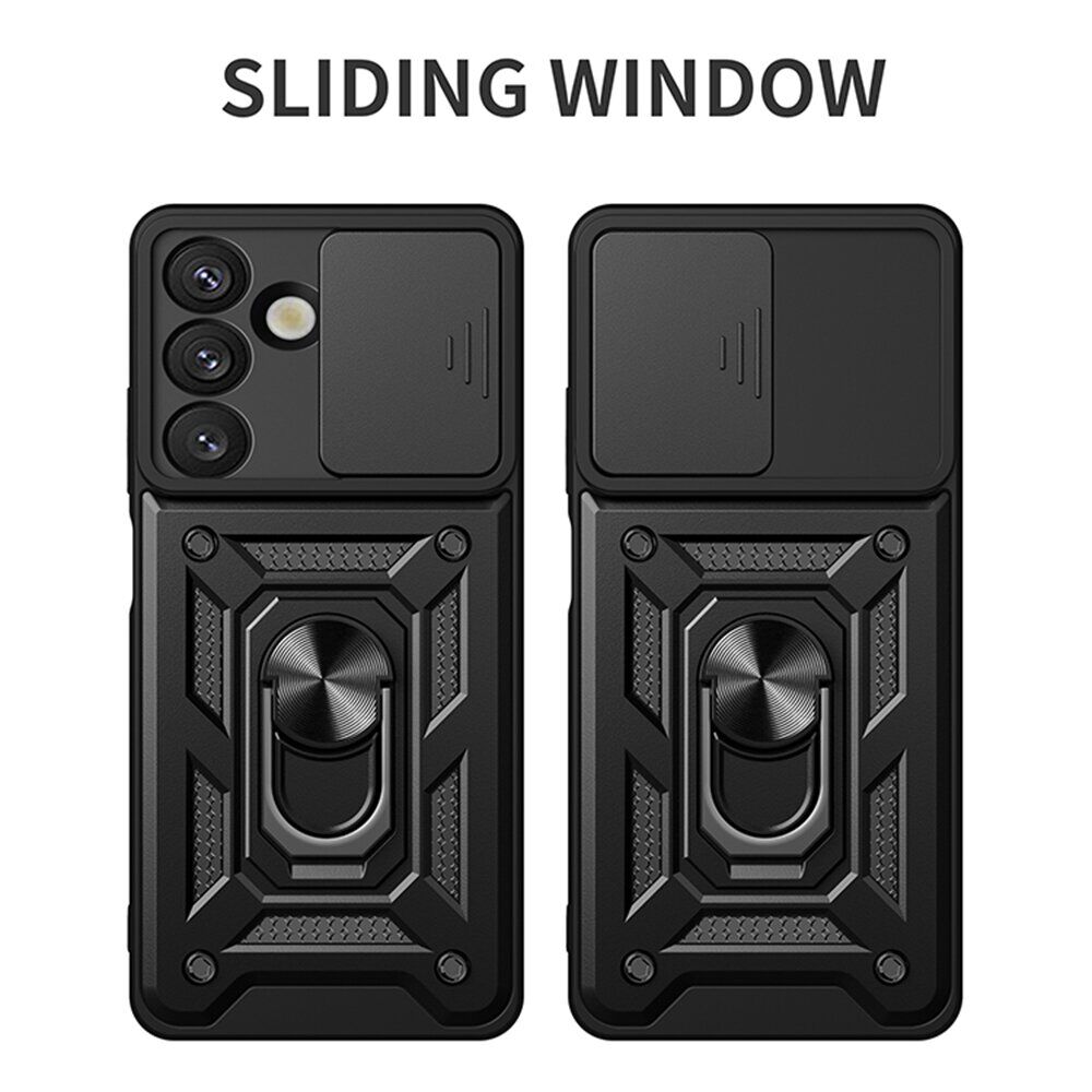 Чехол с защитой камеры Deexe Armor Shield для Samsung Galaxy S26 - Black. Фото 9 Чехол с защитой камеры Deexe Armor Shield для Samsung Galaxy S26 - Black (404242B). Фото 9 из 10