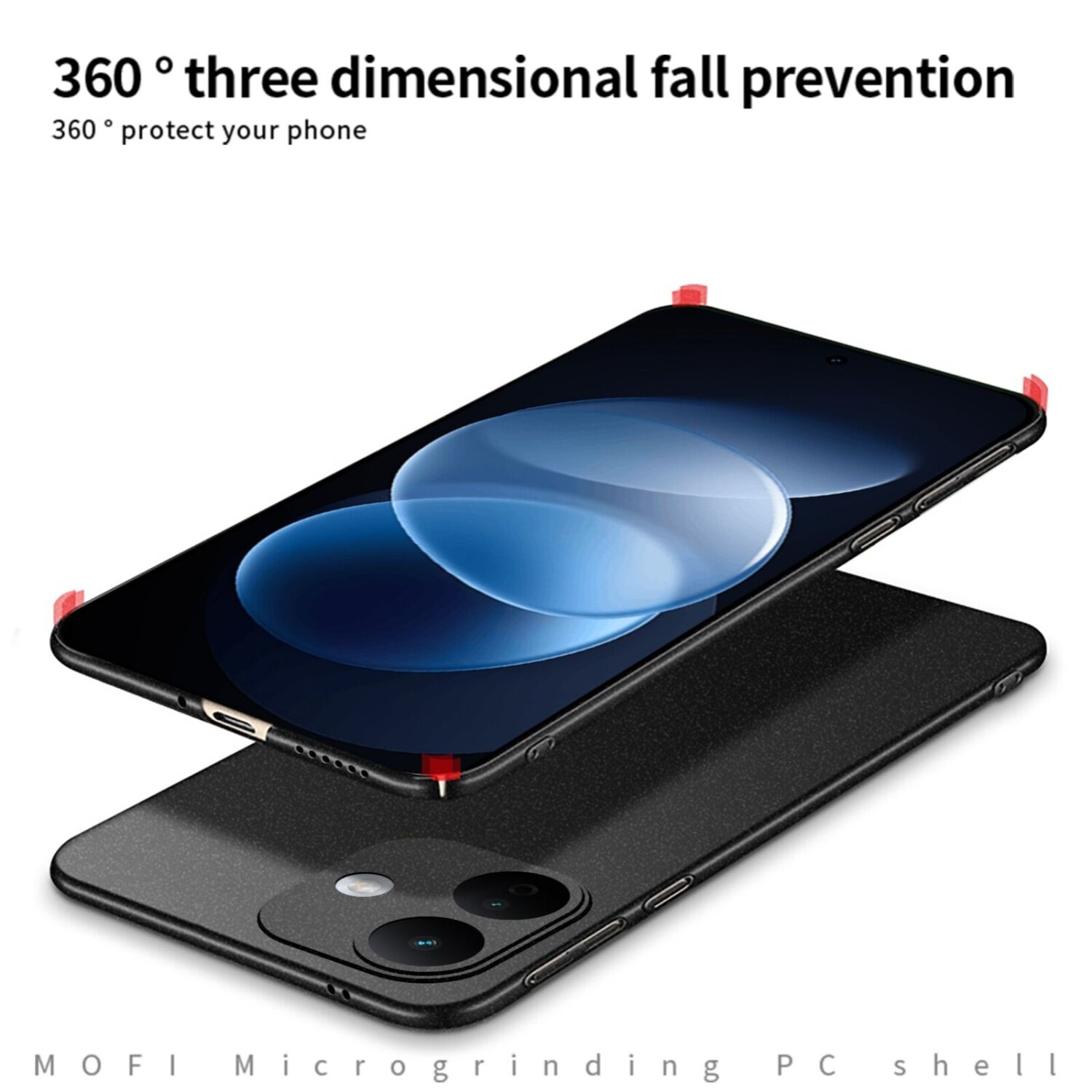 Пластиковый чехол MOFI Matte Series для Xiaomi Redmi Note 17 Pro - Black. Фото 7 Пластиковый чехол MOFI Matte Series для Xiaomi Redmi Note 17 Pro - Black (429550B). Фото 7 из 9