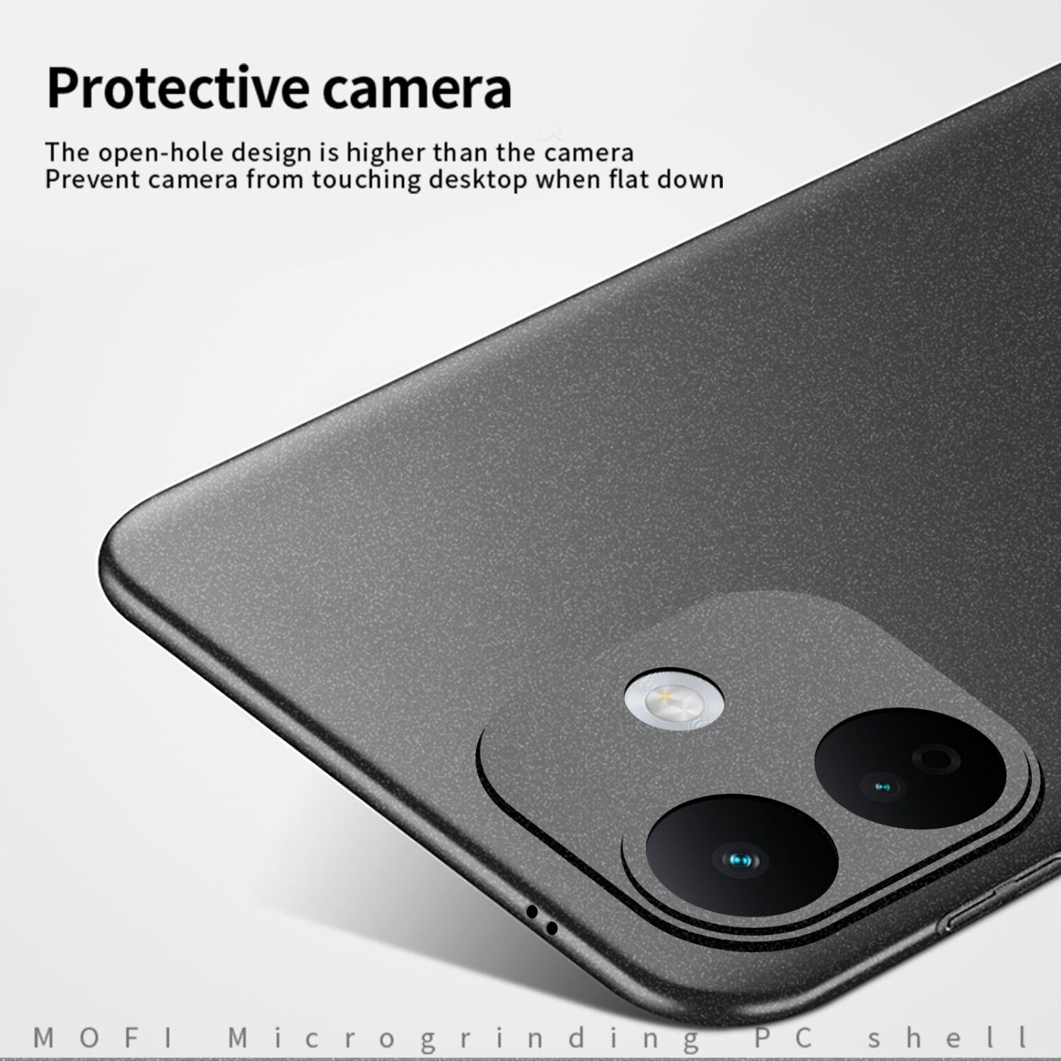 Пластиковый чехол MOFI Matte Series для Xiaomi Redmi Note 17 Pro - Black. Фото 5 Пластиковый чехол MOFI Matte Series для Xiaomi Redmi Note 17 Pro - Black (429550B). Фото 5 из 9