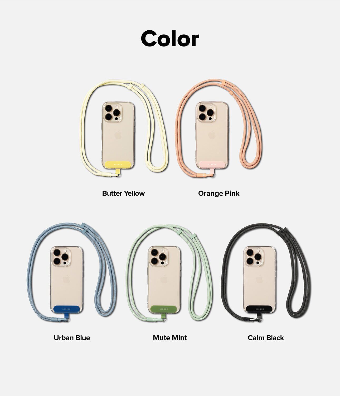 Ремешок для смартфона Ringke Link & Flow Shoulder Strap Y-Type (8800293851615) - Mute Mint. Фото 12 Ремешок для смартфона Ringke Link & Flow Shoulder Strap Y-Type (8800293851615) - Mute Mint (983039MM). Фото 12 из 14