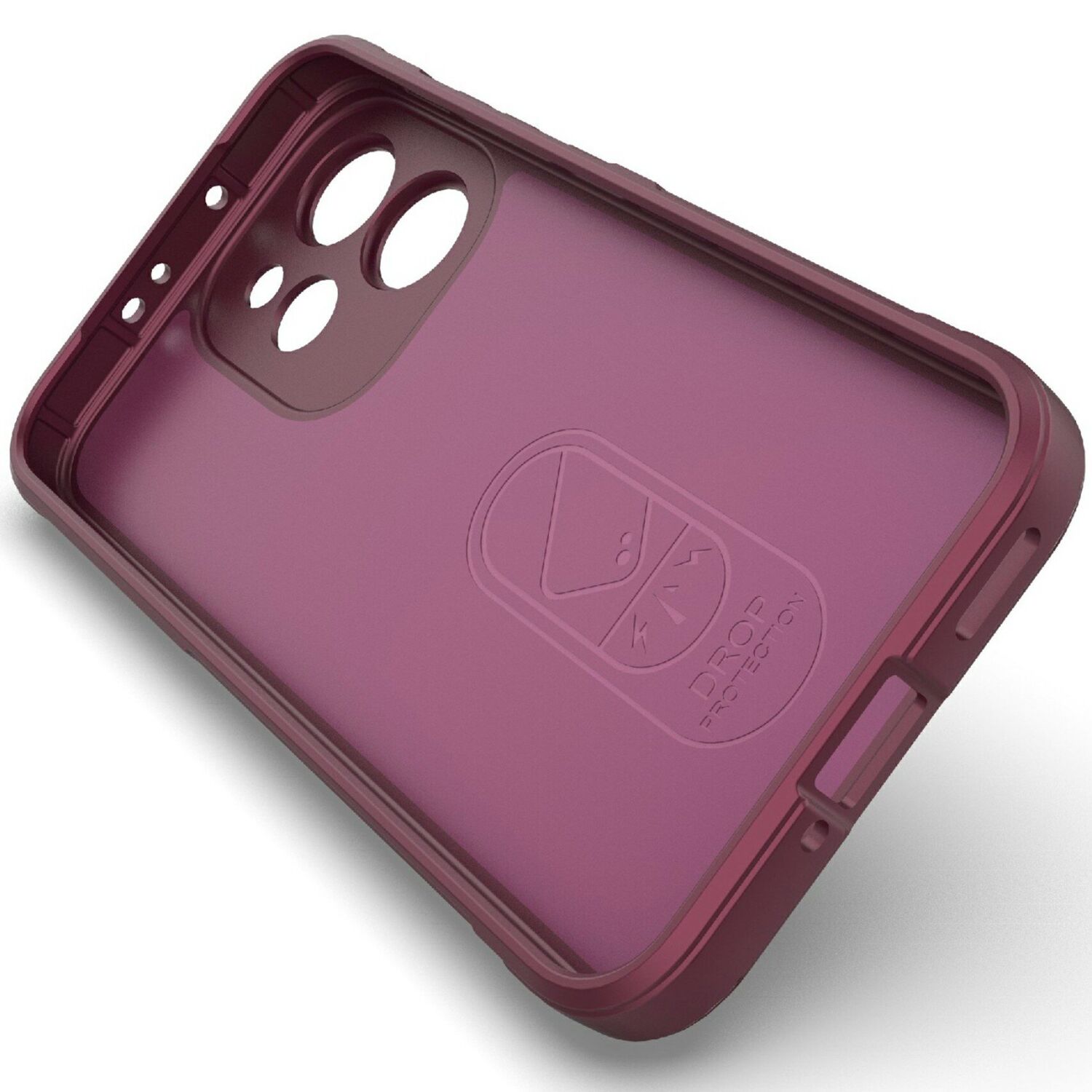 Силиконовый (TPU) чехол Deexe Terra Case для OPPO Reno 15 Pro - Wine Red. Фото 3 Силиконовый (TPU) чехол Deexe Terra Case для OPPO Reno 15 Pro - Wine Red (405623WR). Фото 3 из 5