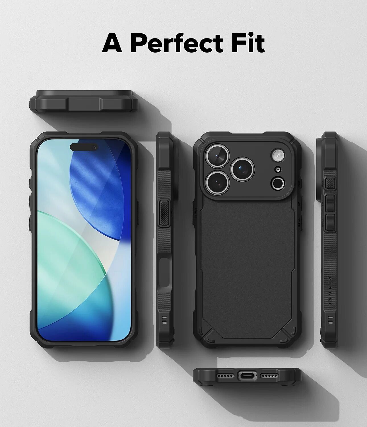 Защитный чехол Ringke Rugged Gear для iPhone 18 Pro Max (8800380462236) - Black. Фото 9 Защитный чехол Ringke Rugged Gear для iPhone 18 Pro Max (8800380462236) - Black (423986B). Фото 9 из 14