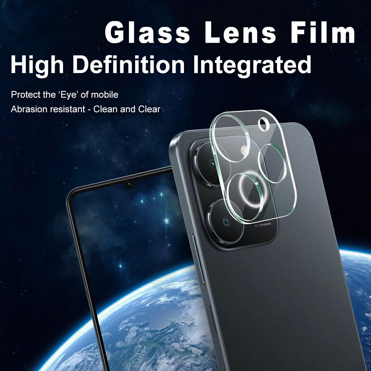 Захисне скло на камеру IMAK Integrated Lens Protector для Realme Note 70. Фото 2 Захисне скло на камеру IMAK Integrated Lens Protector для Realme Note 70 (389719). Фото 2 з 7