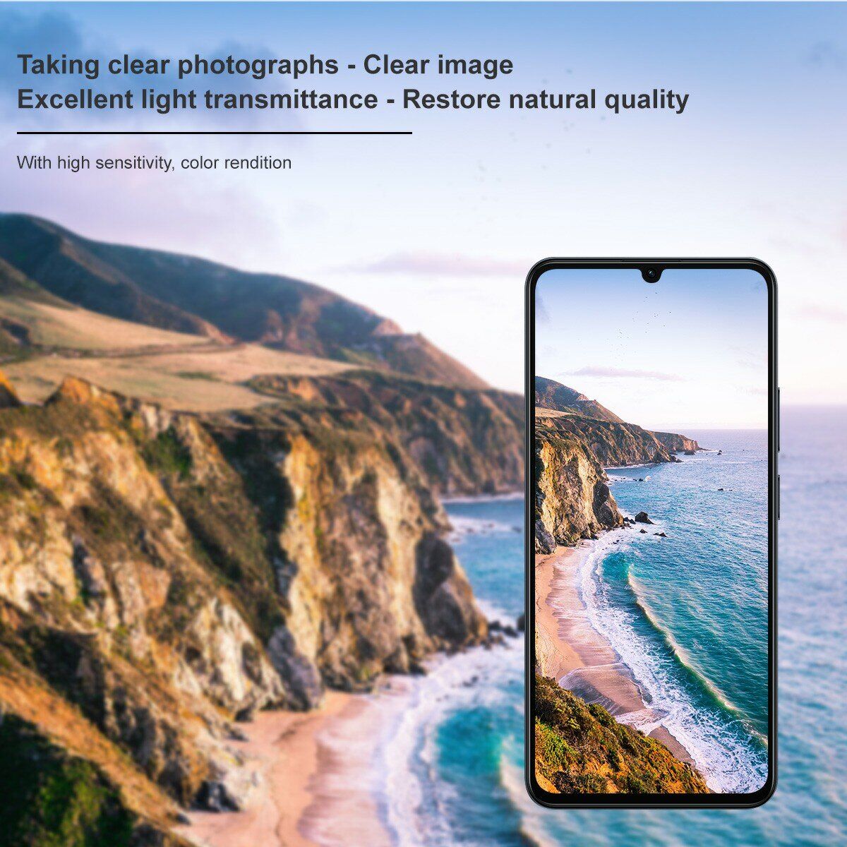 Захисне скло на камеру IMAK Integrated Lens Protector для Realme Note 70. Фото 6 Захисне скло на камеру IMAK Integrated Lens Protector для Realme Note 70 (389719). Фото 6 з 7