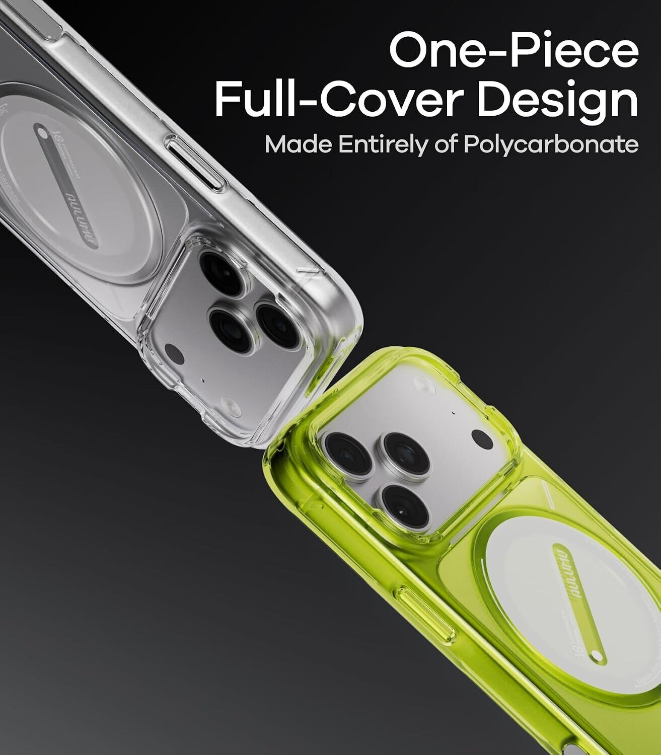 Защитный чехол AULUMU Ghost Lumen (with MagSafe) для iPhone 18 Pro Max / 17 Pro Max - Yellow. Фото 8 Защитный чехол AULUMU Ghost Lumen (with MagSafe) для iPhone 18 Pro Max / 17 Pro Max - Yellow (423923Y). Фото 8 из 12