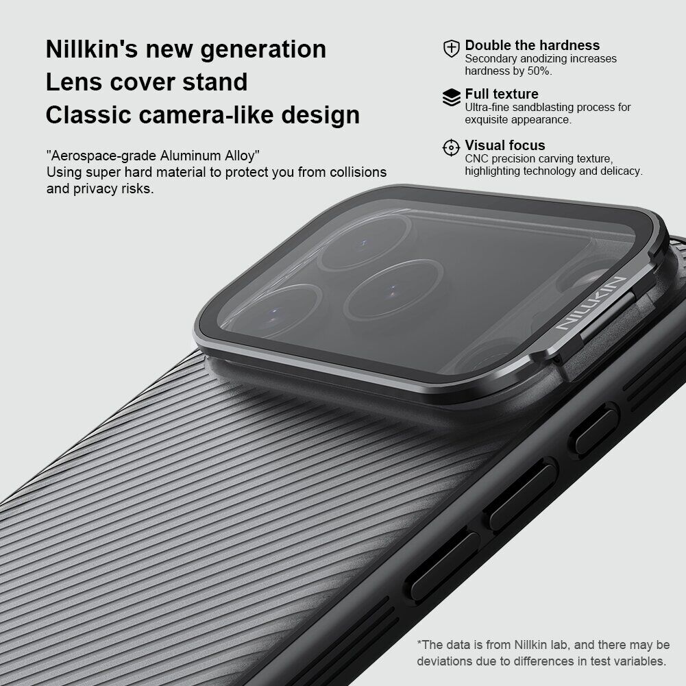 Захисний чохол NILLKIN CamShield Prop (Clear Version) для iPhone 18 Pro Max / 17 Pro Max - Black. Фото 9 Захисний чохол NILLKIN CamShield Prop (Clear Version) для iPhone 18 Pro Max / 17 Pro Max - Black (423822B). Фото 9 з 17