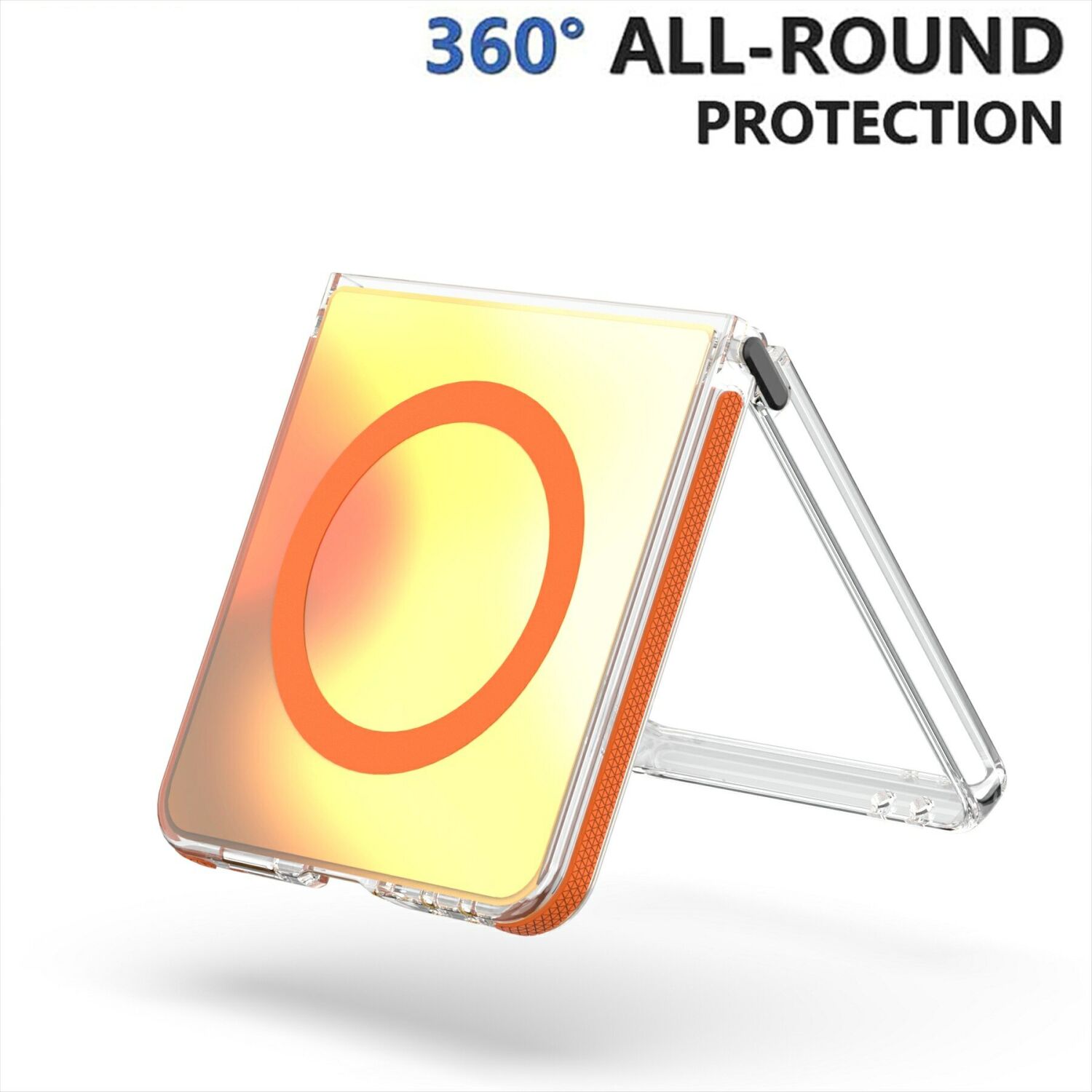 Защитный чехол Reframe ChromaGlow для Samsung Galaxy Flip 7 / Flip 8 - Orange. Фото 6 Защитный чехол Reframe ChromaGlow для Samsung Galaxy Flip 7 / Flip 8 - Orange (383977O). Фото 6 из 7