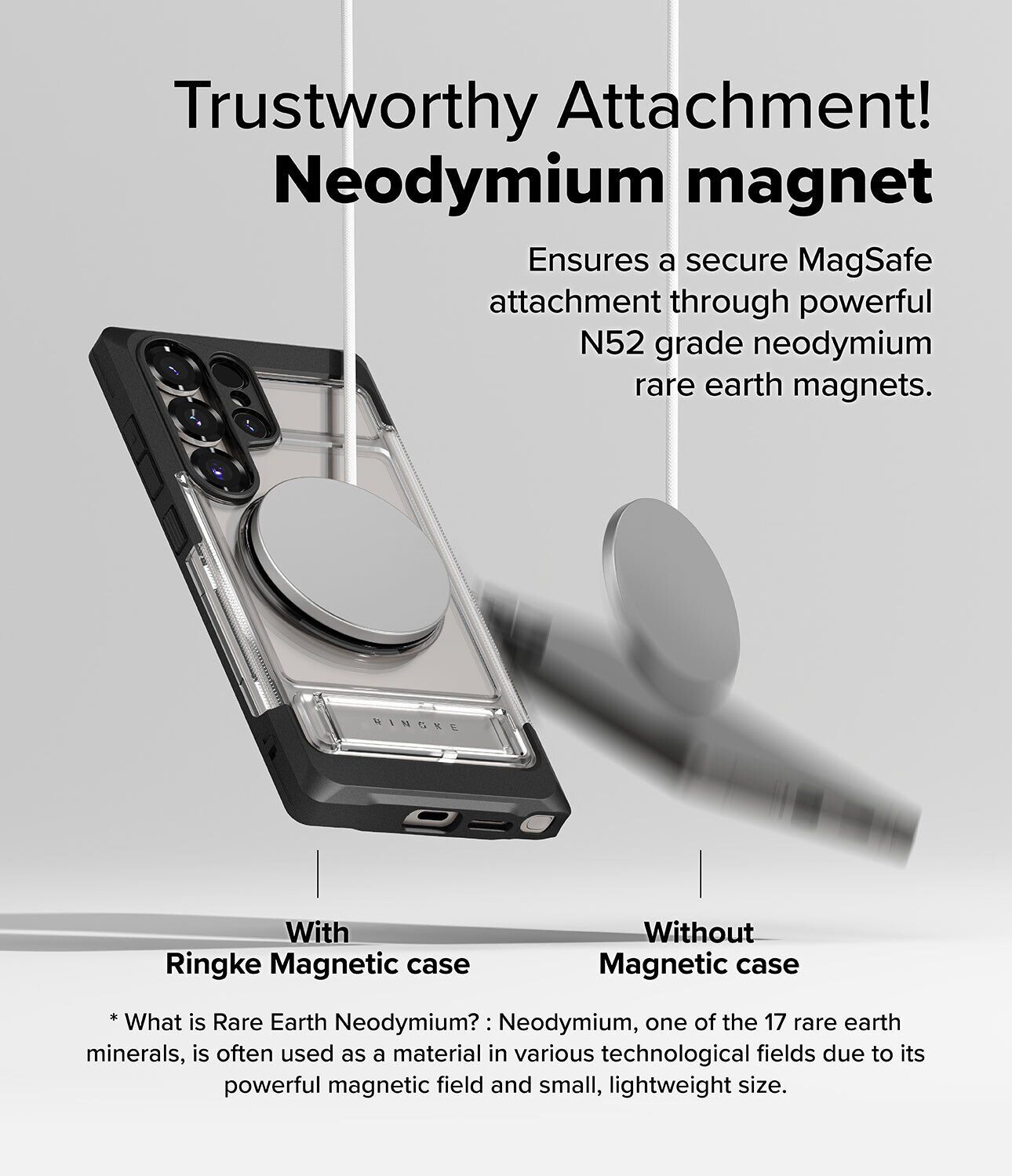 Защитный чехол Ringke UX Magnetic для Samsung Galaxy S25 Ultra (S938) 8800293851684 - Smoke Black. Фото 8 Защитный чехол Ringke UX Magnetic для Samsung Galaxy S25 Ultra (S938) 8800293851684 - Smoke Black (379554SB). Фото 8 из 19