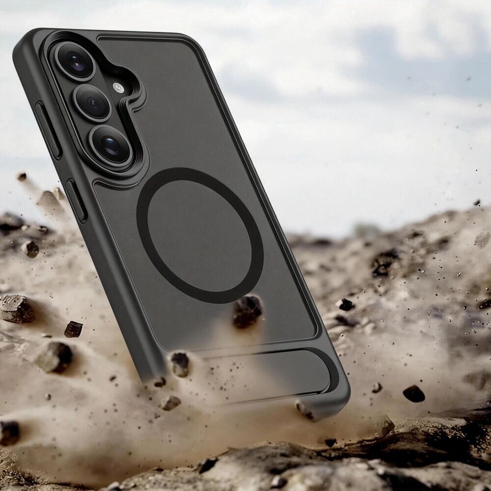 Защитный чехол Tech-Protect MagRack MagSafe для Samsung Galaxy S26 (S942) - Matte Black. Фото 5 Защитный чехол Tech-Protect MagRack MagSafe для Samsung Galaxy S26 (S942) - Matte Black (407247B). Фото 5 из 9