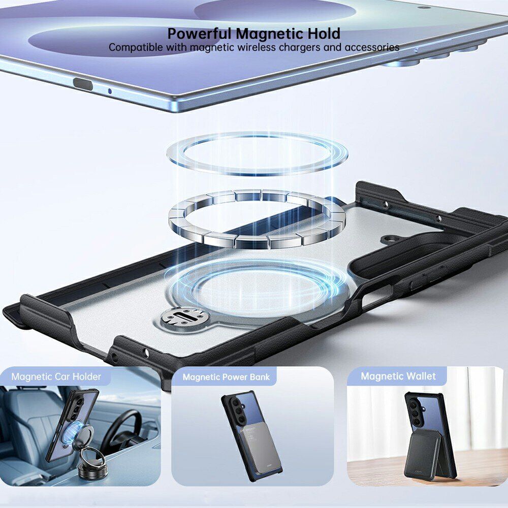 Защитный чехол XUNDD Rugged Case Slim with MagSafe (FF) для Samsung Galaxy Fold 8 Ultra - Black. Фото 6 Защитный чехол XUNDD Rugged Case Slim with MagSafe (FF) для Samsung Galaxy Fold 8 Ultra - Black (424063B). Фото 6 из 9