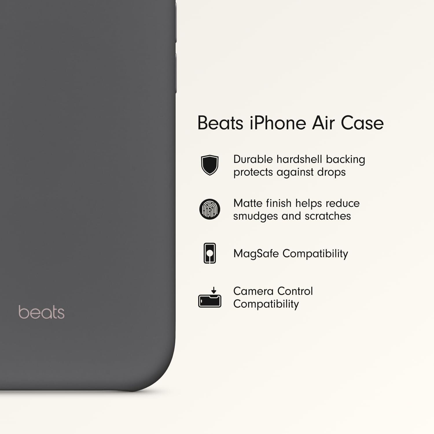 Чехол Beats Case with MagSafe and Camera Control для iPhone Air (MGJW4) - Bedrock Blue. Фото 3 Чехол Beats Case with MagSafe and Camera Control для iPhone Air (MGJW4) - Bedrock Blue (390865L). Фото 3 из 6