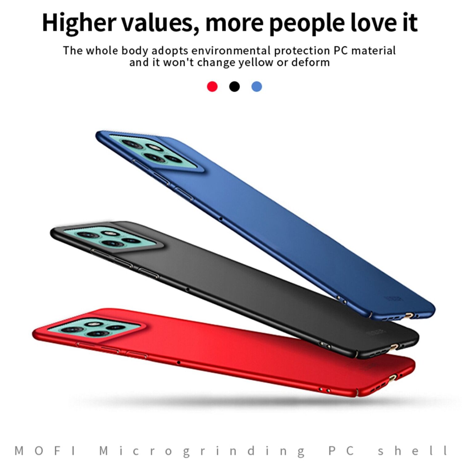 Пластиковий чохол MOFI Slim Shield для Motorola Edge 60 Neo - Black. Фото 3 Пластиковий чохол MOFI Slim Shield для Motorola Edge 60 Neo - Black (401707B). Фото 3 з 9