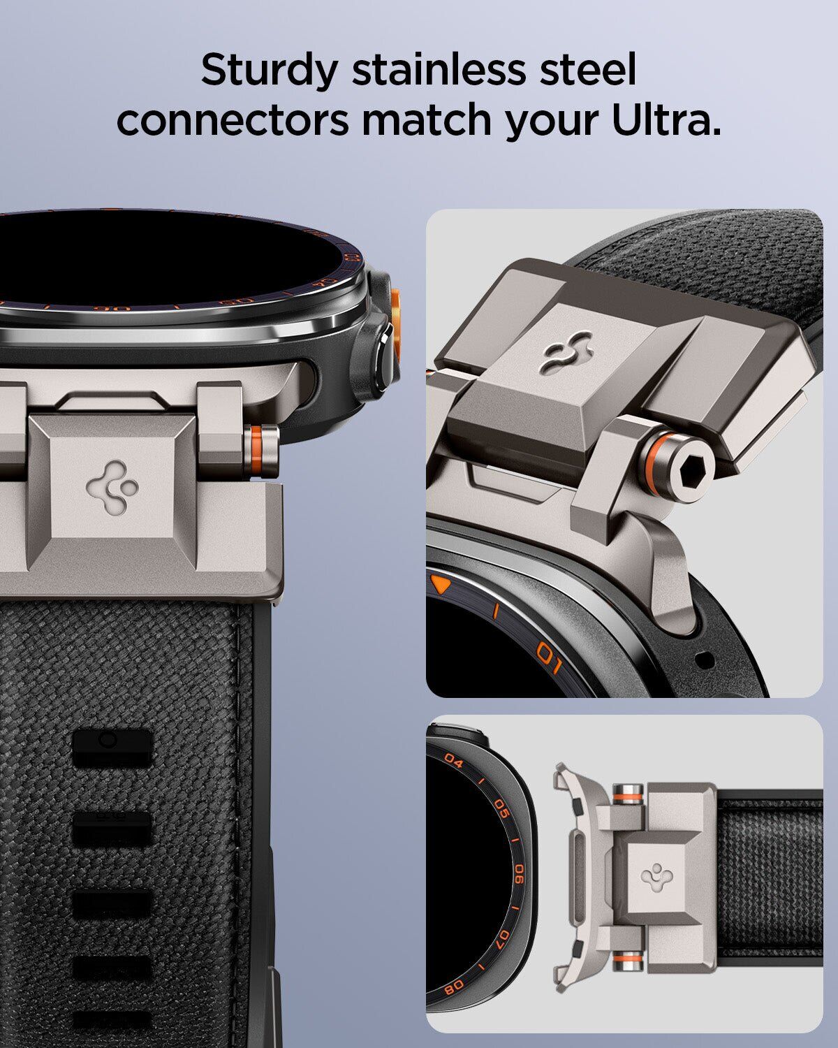 Ремешок Spigen DuraPro Armor для Samsung Galaxy Watch Ultra 2 / Ultra / Ultra (2025) AMP11615 - Black. Фото 9 Ремешок Spigen DuraPro Armor для Samsung Galaxy Watch Ultra 2 / Ultra / Ultra (2025) AMP11615 - Black (427010B). Фото 9 из 11