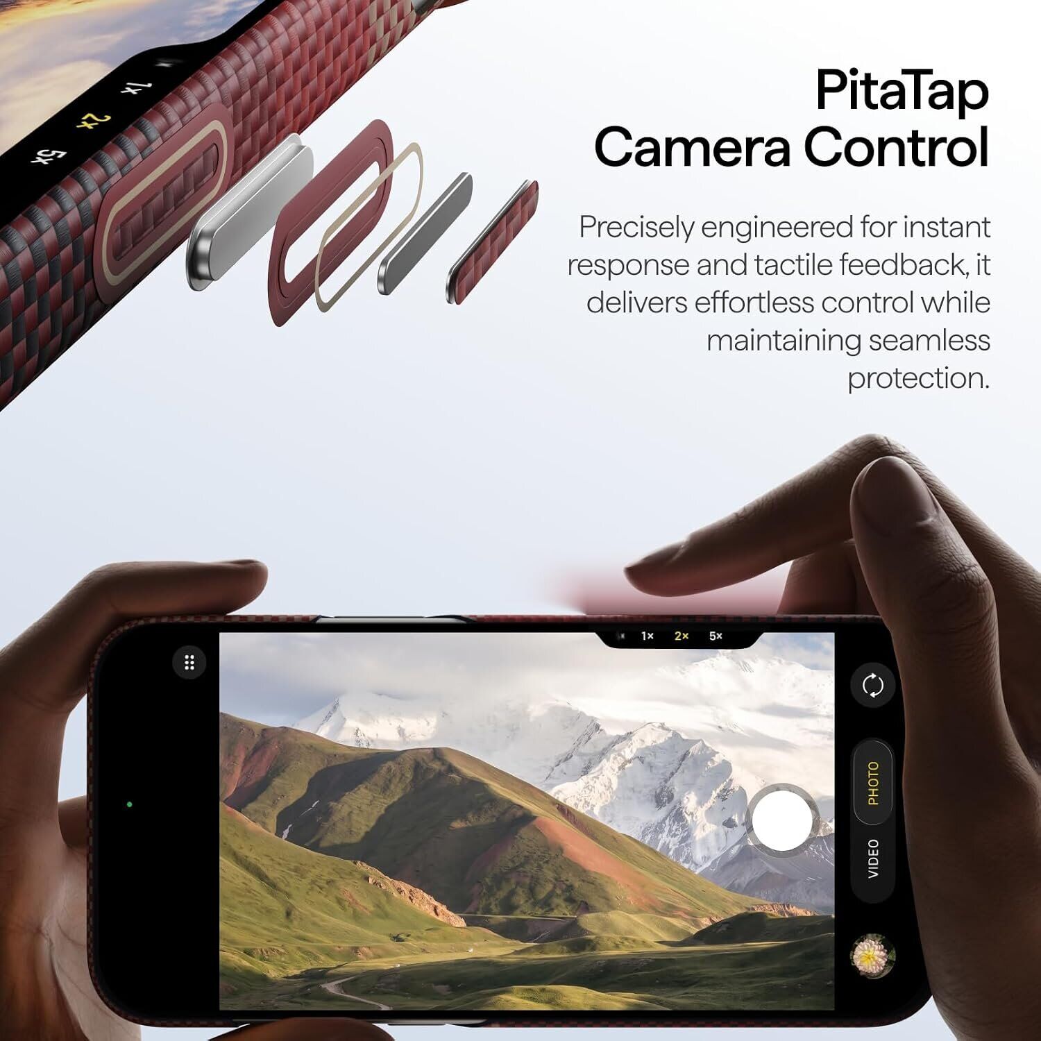 Ультратонкий чохол Pitaka Edge Case для iPhone 18 Pro (KI1806P) - California Dream-01. Фото 10 Ультратонкий чохол Pitaka Edge Case для iPhone 18 Pro (KI1806P) - California Dream-01 (423758CO). Фото 10 з 13