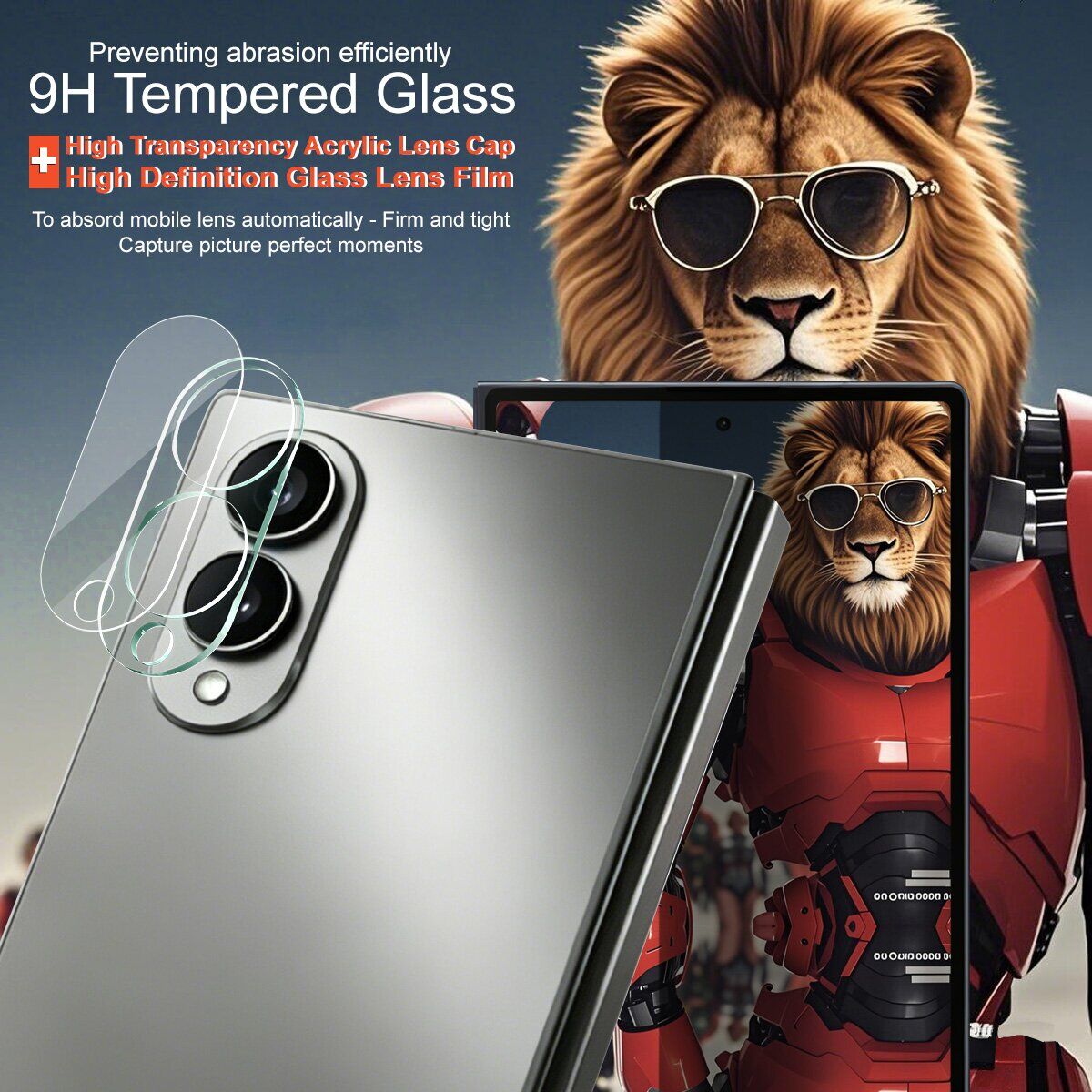 Захисне скло на камеру IMAK Integrated Lens Protector для Samsung Galaxy Fold 8. Фото 3 Захисне скло на камеру IMAK Integrated Lens Protector для Samsung Galaxy Fold 8 (424522). Фото 3 з 7