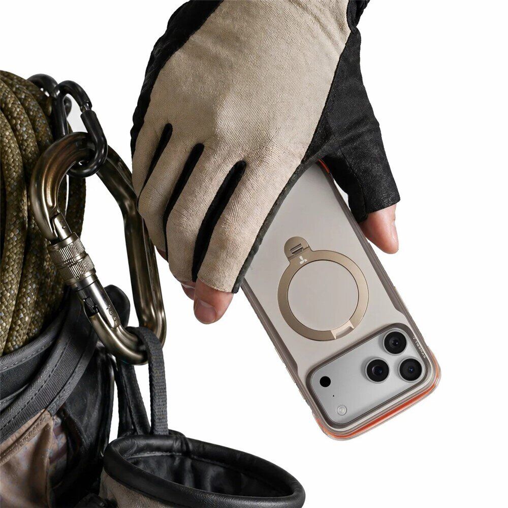 Захисний чохол TORRAS Ostand Q3 Air Pro with MagSafe для Apple iPhone 17 Pro Max - Obsidian Core. Фото 7 Захисний чохол TORRAS Ostand Q3 Air Pro with MagSafe для Apple iPhone 17 Pro Max - Obsidian Core (411118OC). Фото 7 з 11
