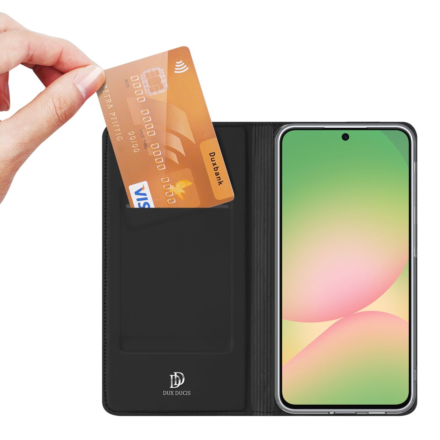 Чехол-книжка DUX DUCIS Skin Pro для Samsung Galaxy A57 (A576) - Black. Фото 5 Чехол-книжка DUX DUCIS Skin Pro для Samsung Galaxy A57 (A576) - Black (406108B). Фото 5 из 10