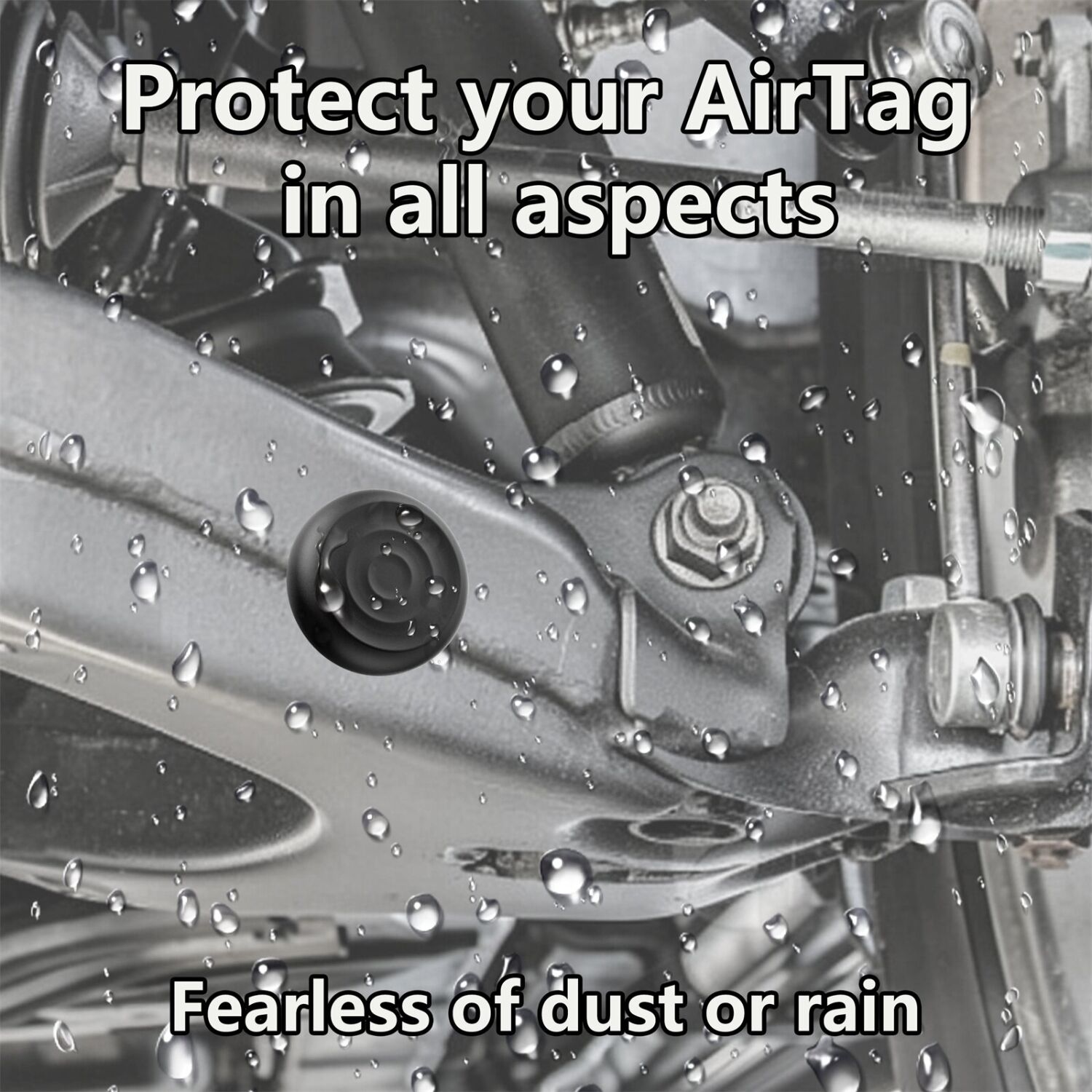 Комплект защитных чехлов Deexe Smart Patch для Apple AirTag / AirTags 2 - Black. Фото 6 Комплект защитных чехлов Deexe Smart Patch для Apple AirTag / AirTags 2 - Black (274039B). Фото 6 из 8