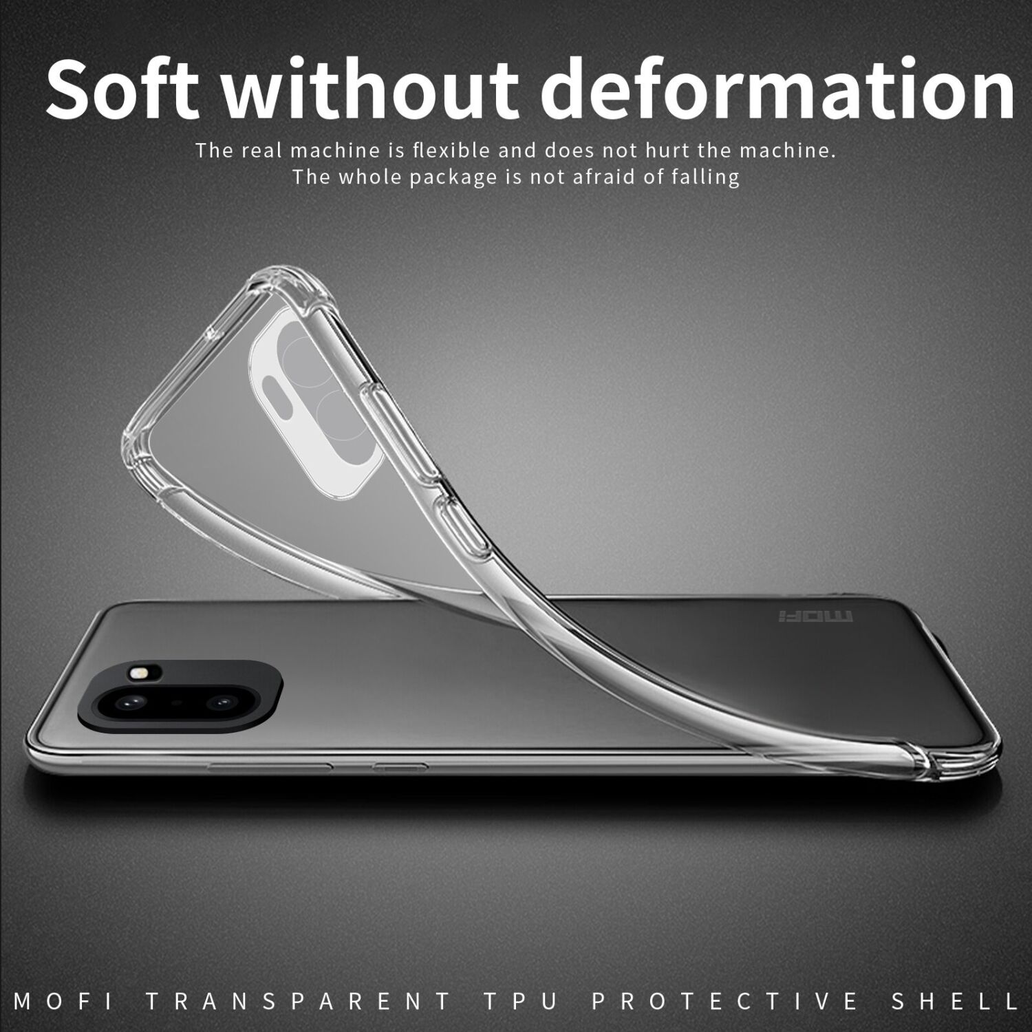Силиконовый (TPU) чехол MOFI Thin Guard для OnePlus Nord CE6 - Transparent. Фото 3 Силиконовый (TPU) чехол MOFI Thin Guard для OnePlus Nord CE6 - Transparent (391608T). Фото 3 из 9