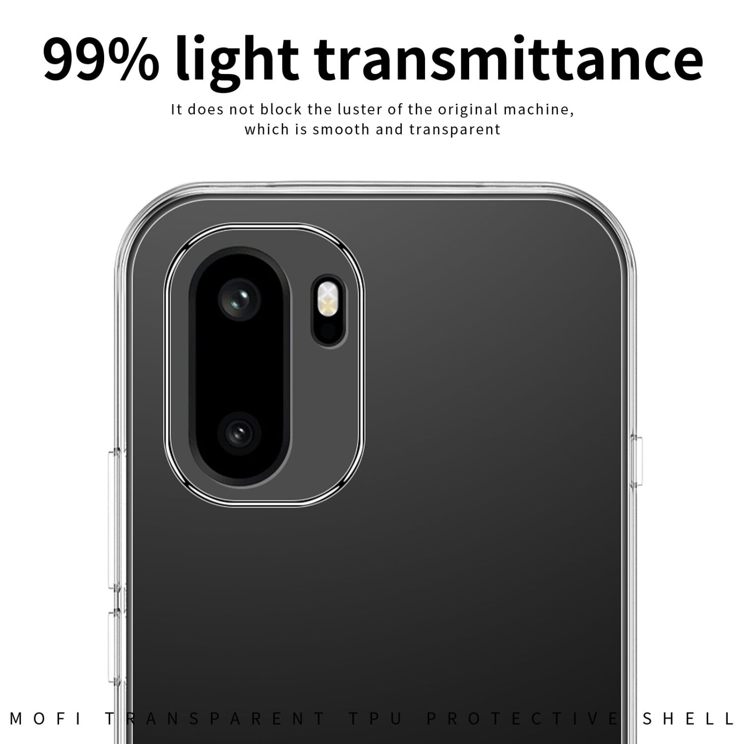 Силиконовый (TPU) чехол MOFI Thin Guard для OnePlus Nord CE6 - Transparent. Фото 5 Силиконовый (TPU) чехол MOFI Thin Guard для OnePlus Nord CE6 - Transparent (391608T). Фото 5 из 9