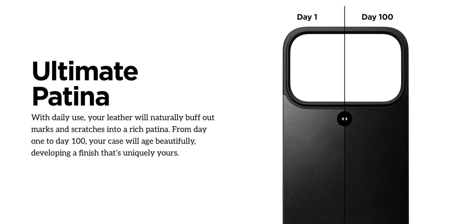 Защитная накладка Nomad Mag Leather Back для iPhone 17 Pro Max (NM014391858) - Black. Фото 9 Защитная накладка Nomad Mag Leather Back для iPhone 17 Pro Max (NM014391858) - Black (411119B). Фото 9 из 11