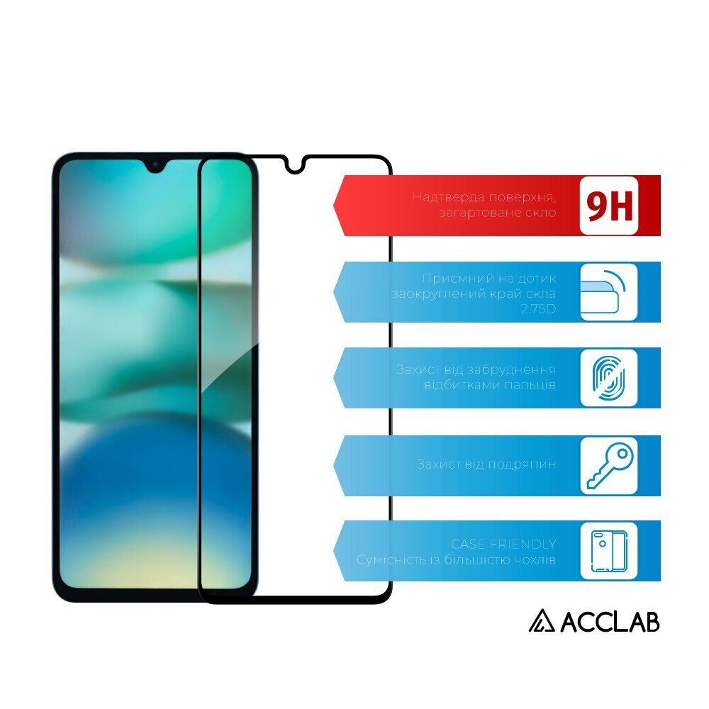 Защитное стекло ACCLAB Full Glue для Xiaomi Redmi A7 Pro - Black. Фото 3 Защитное стекло ACCLAB Full Glue для Xiaomi Redmi A7 Pro - Black (409732B). Фото 3 из 7