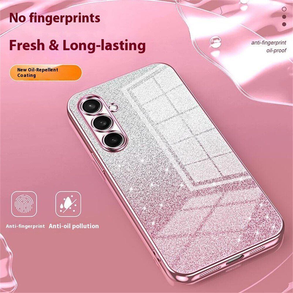 Защитный чехол Deexe Sparkles Cover для Samsung Galaxy A27 (A276) - Pink. Фото 4 Защитный чехол Deexe Sparkles Cover для Samsung Galaxy A27 (A276) - Pink (408604P). Фото 4 из 7