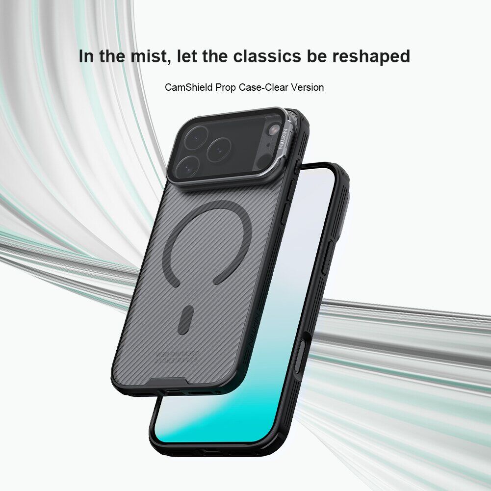 Захисний чохол NILLKIN CamShield Prop Magnetic (Clear Version) для iPhone 18 Pro Max / 17 Pro Max - Black. Фото 6 Захисний чохол NILLKIN CamShield Prop Magnetic (Clear Version) для iPhone 18 Pro Max / 17 Pro Max - Black (423823B). Фото 6 з 18