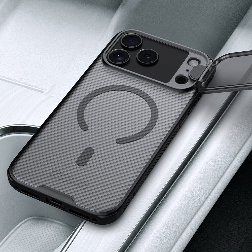 Захисний чохол NILLKIN CamShield Prop Magnetic (Clear Version) для iPhone 18 Pro Max / 17 Pro Max - Black. Фото 16 Захисний чохол NILLKIN CamShield Prop Magnetic (Clear Version) для iPhone 18 Pro Max / 17 Pro Max - Black (423823B). Фото 16 з 18