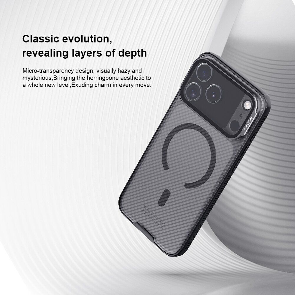 Захисний чохол NILLKIN CamShield Prop Magnetic (Clear Version) для iPhone 18 Pro Max / 17 Pro Max - Black. Фото 7 Захисний чохол NILLKIN CamShield Prop Magnetic (Clear Version) для iPhone 18 Pro Max / 17 Pro Max - Black (423823B). Фото 7 з 18