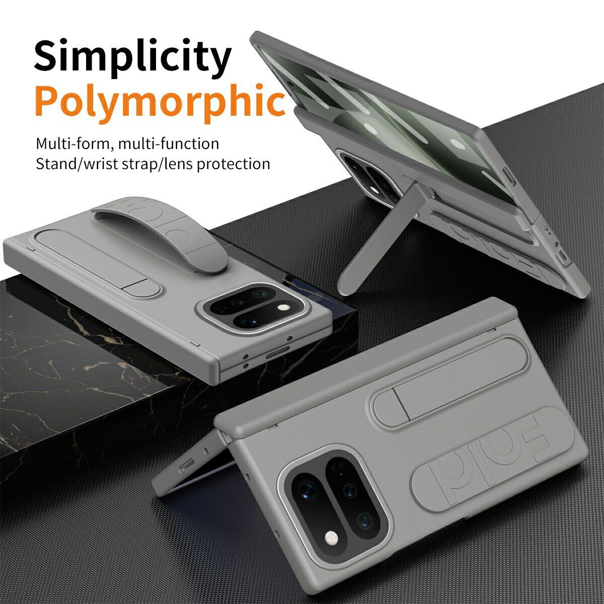 Защитный чехол UniCase Wrist Stand (FF) для Google Pixel 11 Pro Fold - Transparent. Фото 4 Защитный чехол UniCase Wrist Stand (FF) для Google Pixel 11 Pro Fold - Transparent (425105T). Фото 4 из 7
