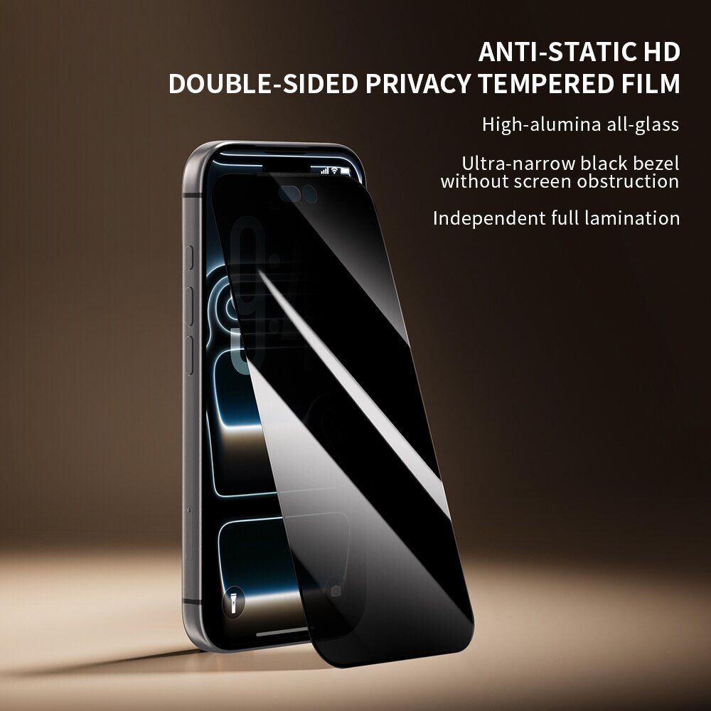 Защитное стекло ZGA 5D Privacy Full Glue для Apple iPhone 18 Pro - Black. Фото 2 Защитное стекло ZGA 5D Privacy Full Glue для Apple iPhone 18 Pro - Black (423691B). Фото 2 из 10