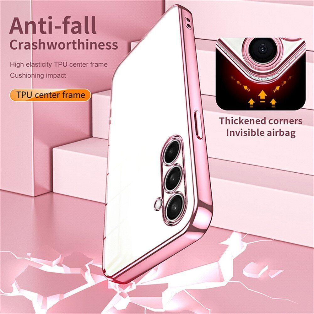 Защитный чехол Reframe Electroplating Frame для Samsung Galaxy A27 (A276) - Pink. Фото 6 Защитный чехол Reframe Electroplating Frame для Samsung Galaxy A27 (A276) - Pink (408605P). Фото 6 из 7