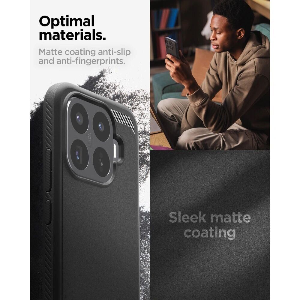 Защитный чехол Spigen Rugged Armor для Xiaomi 17T (ACS11870) - Black. Фото 9 Защитный чехол Spigen Rugged Armor для Xiaomi 17T (ACS11870) - Black (408866B). Фото 9 из 11