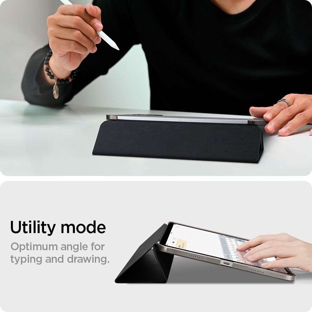Чехол Spigen (SGP) Smart Fold для iPad Pro 11 (2020/2021/2022) - Black. Фото 13 Чехол Spigen (SGP) Smart Fold для iPad Pro 11 (2020/2021/2022) - Black (265239B). Фото 13 з 15