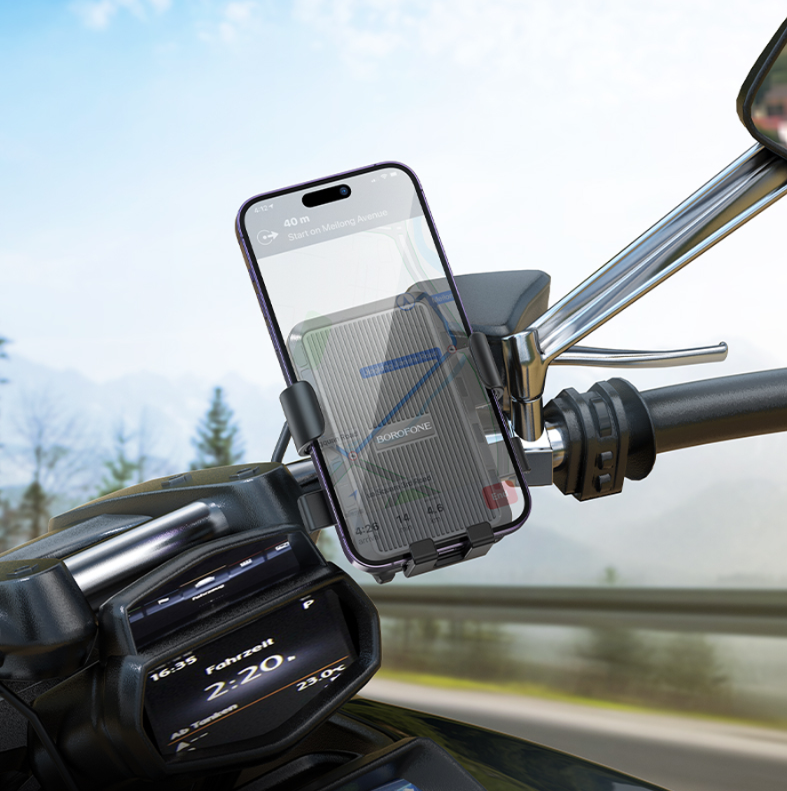 Велосипедный держатель BOROFONE BH137 - Black. Фото 5 Велосипедный держатель BOROFONE BH137 - Black (981561B). Фото 5 из 8