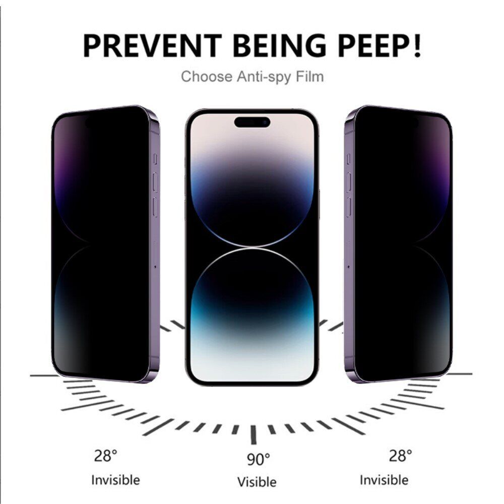 Захисне скло RURIHAI Privaсy Series для iPhone 15 Pro Max - Black. Фото 8 Захисне скло RURIHAI Privaсy Series для iPhone 15 Pro Max - Black (329291B). Фото 8 з 10