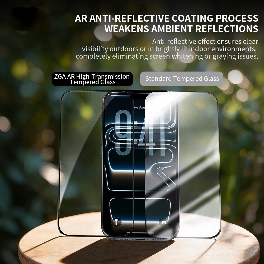 Защитное стекло ZGA AR Full Glue для Apple iPhone 18 Pro Max - Black. Фото 6 Защитное стекло ZGA AR Full Glue для Apple iPhone 18 Pro Max - Black (423902B). Фото 6 из 10