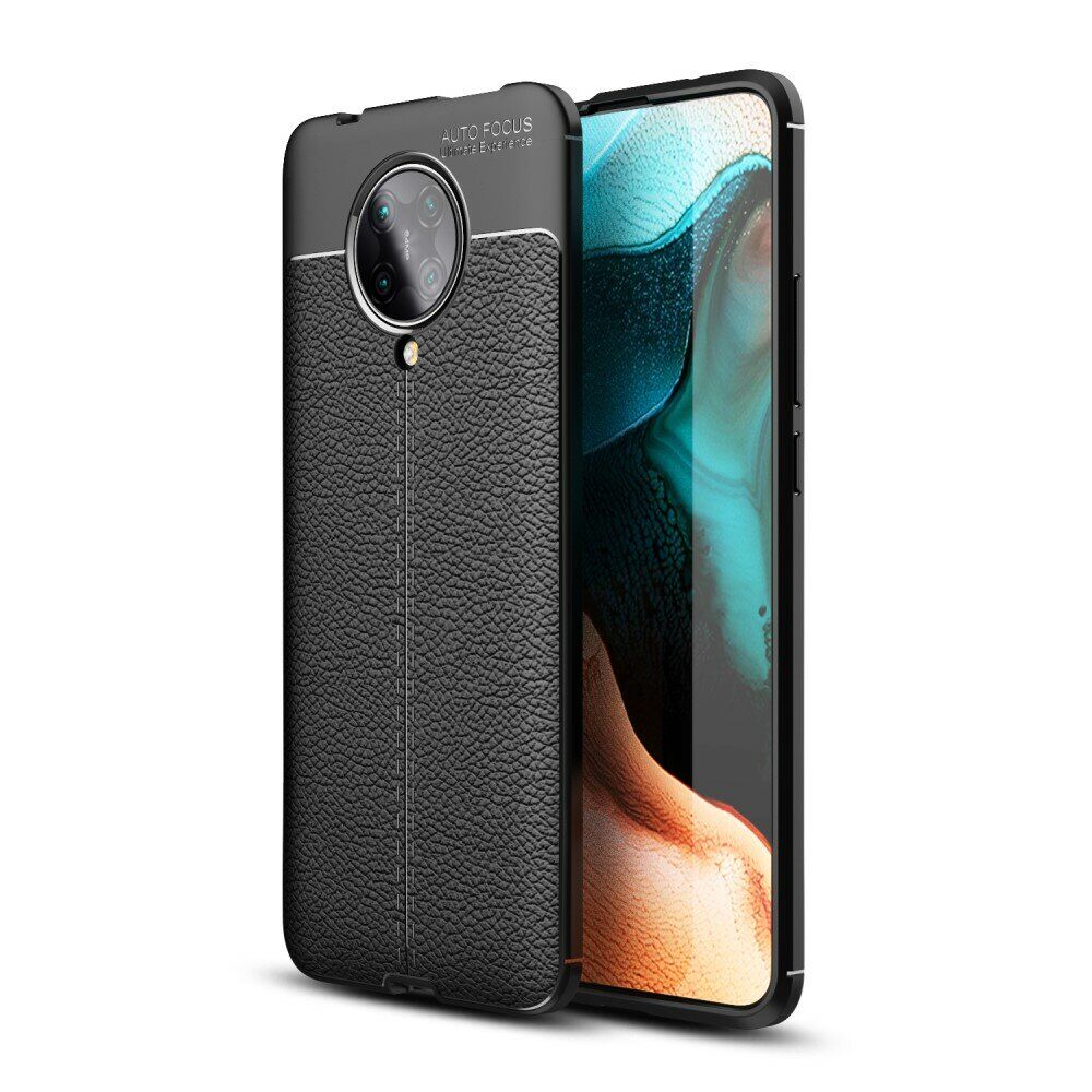 Силиконовый (TPU) чехол Deexe Leather Cover для Xiaomi Poco F2 Pro