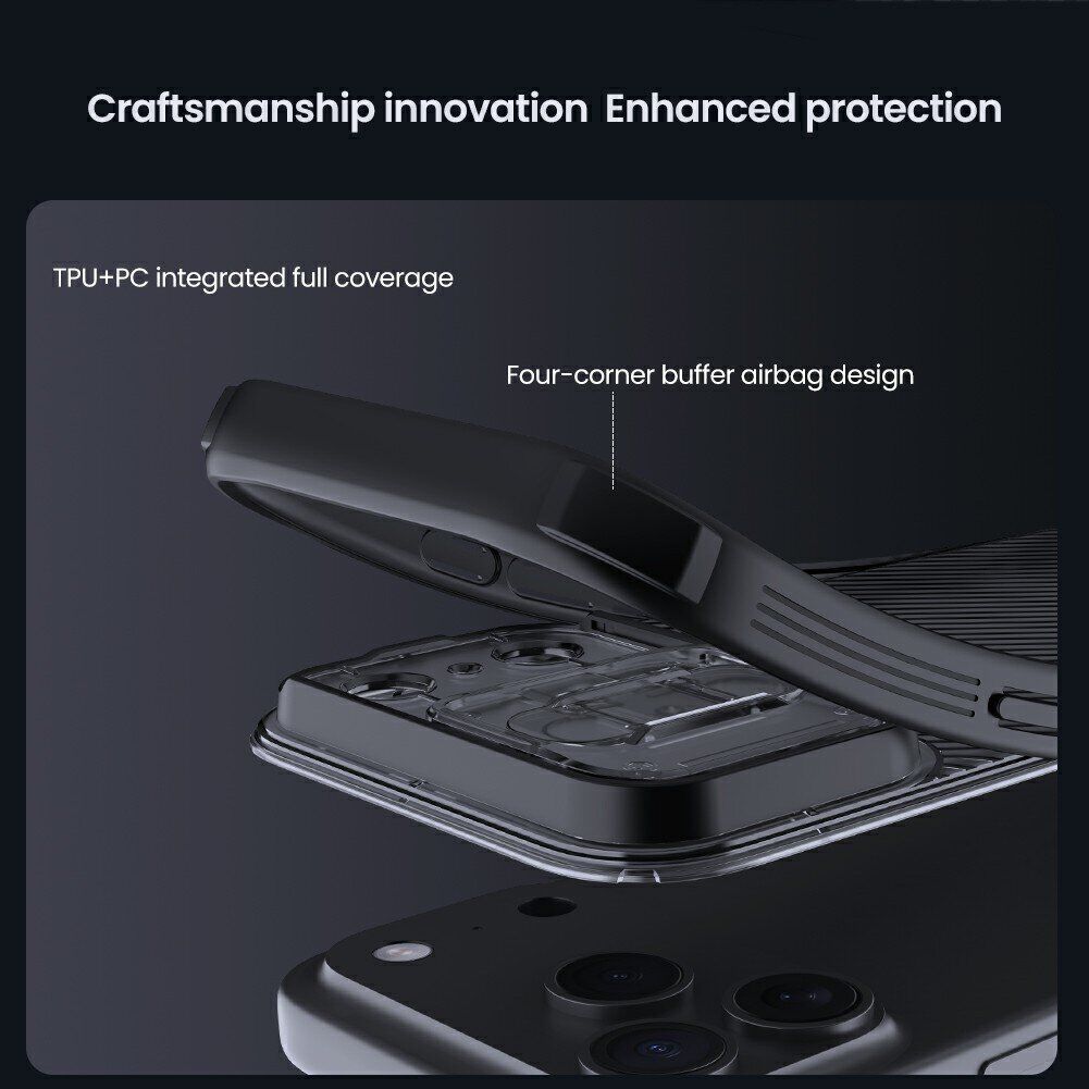Защитный чехол NILLKIN CamShield Pro (Clear Version) для iPhone 18 Pro Max - Grey. Фото 9 Защитный чехол NILLKIN CamShield Pro (Clear Version) для iPhone 18 Pro Max - Grey (423825H). Фото 9 из 17