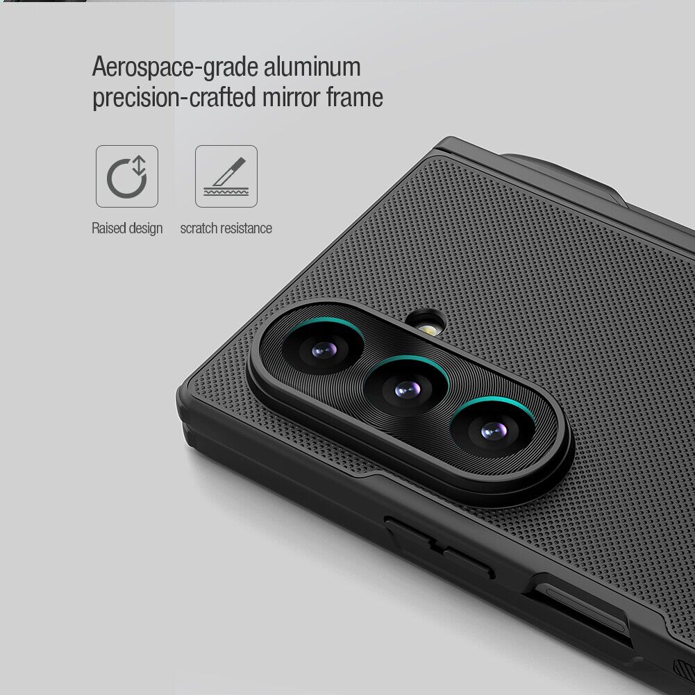 Пластиковий чохол NILLKIN Frosted Shield Magnetic (S Pen) для Samsung Galaxy Fold 8 Ultra - Black. Фото 16 Пластиковий чохол NILLKIN Frosted Shield Magnetic (S Pen) для Samsung Galaxy Fold 8 Ultra - Black (424011B). Фото 16 з 21