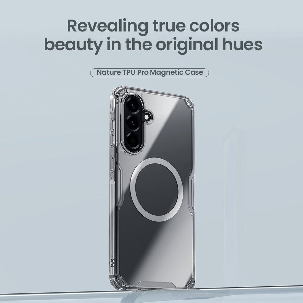 Силиконовый чехол NILLKIN Nature TPU Pro Magnetic для Samsung Galaxy A57 (A576) - Transparent. Фото 5 Силиконовый чехол NILLKIN Nature TPU Pro Magnetic для Samsung Galaxy A57 (A576) - Transparent (409915T). Фото 5 из 14