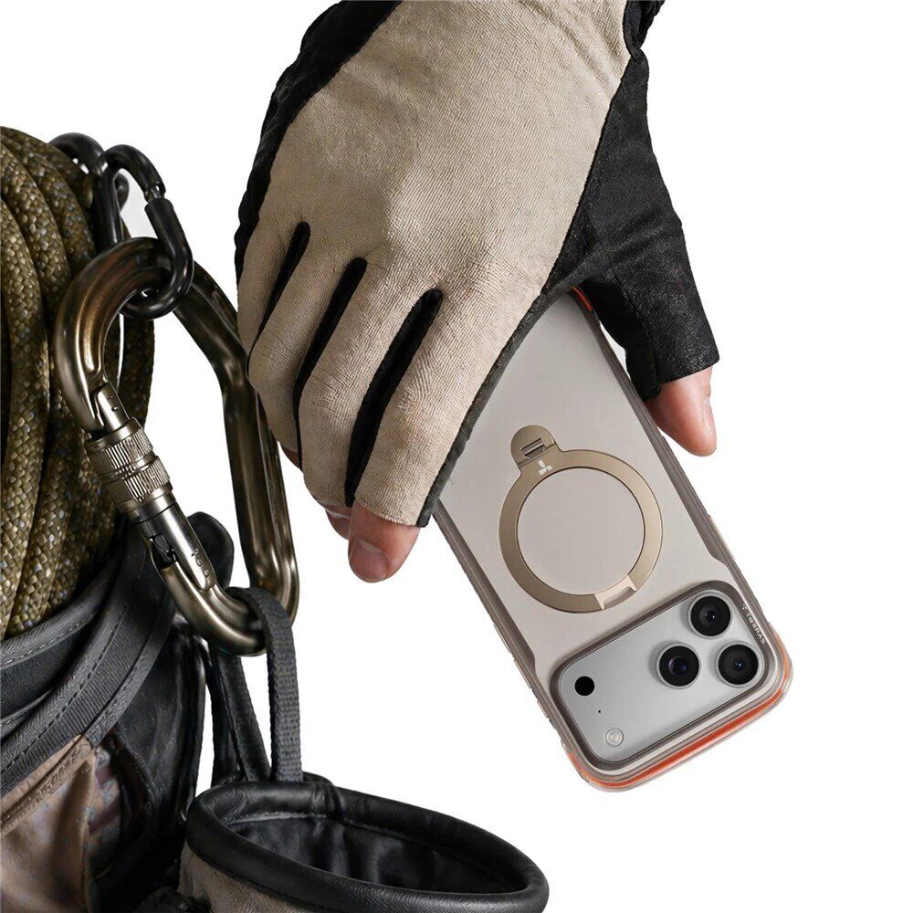 Захисний чохол TORRAS Ostand Q3 Air Pro with MagSafe для Apple iPhone 17 Pro - Gravel Dust. Фото 3 Захисний чохол TORRAS Ostand Q3 Air Pro with MagSafe для Apple iPhone 17 Pro - Gravel Dust (403300H). Фото 3 з 11