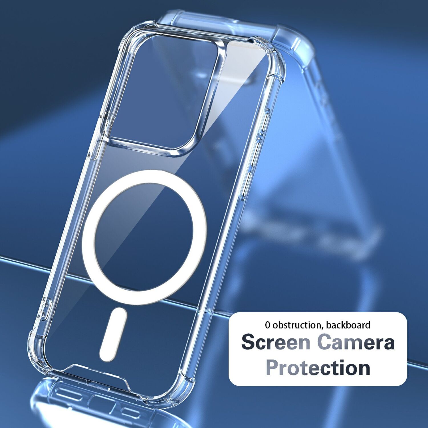 Захисний чохол UniCase AirBag Flow MagSafe для Motorola Edge 70 - Transparent. Фото 7 Захисний чохол UniCase AirBag Flow MagSafe для Motorola Edge 70 - Transparent (402135T). Фото 7 з 14
