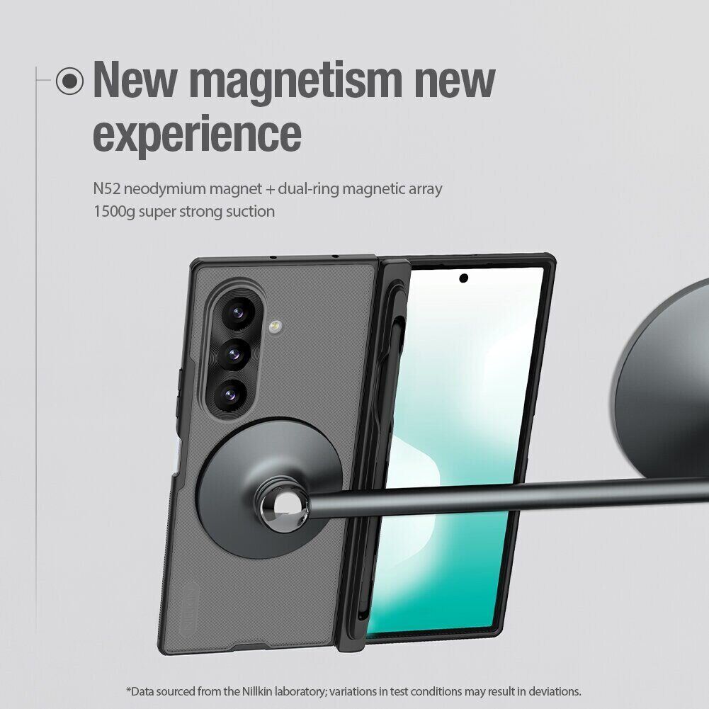 Пластиковий чохол NILLKIN Super Frosted Shield Magnetic (S Pen) для Samsung Galaxy Fold 8 Ultra - Transparent Black. Фото 9 Пластиковий чохол NILLKIN Super Frosted Shield Magnetic (S Pen) для Samsung Galaxy Fold 8 Ultra - Transparent Black (424070B). Фото 9 з 20