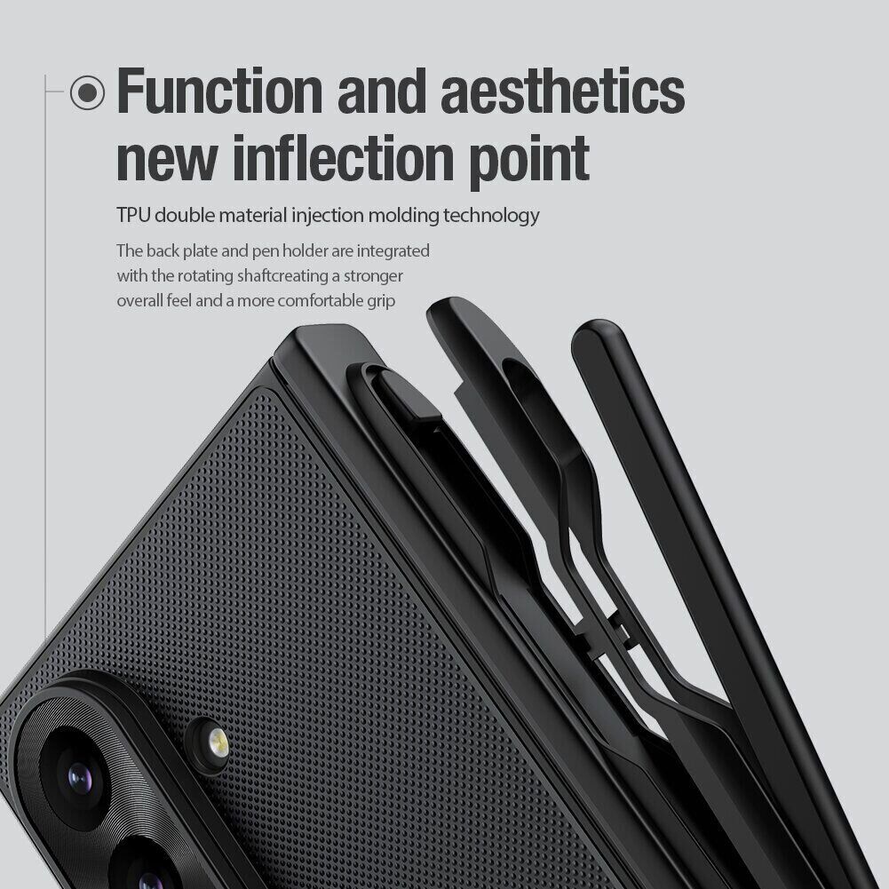 Пластиковий чохол NILLKIN Super Frosted Shield Magnetic (S Pen) для Samsung Galaxy Fold 8 Ultra - Transparent Black. Фото 10 Пластиковий чохол NILLKIN Super Frosted Shield Magnetic (S Pen) для Samsung Galaxy Fold 8 Ultra - Transparent Black (424070B). Фото 10 з 20