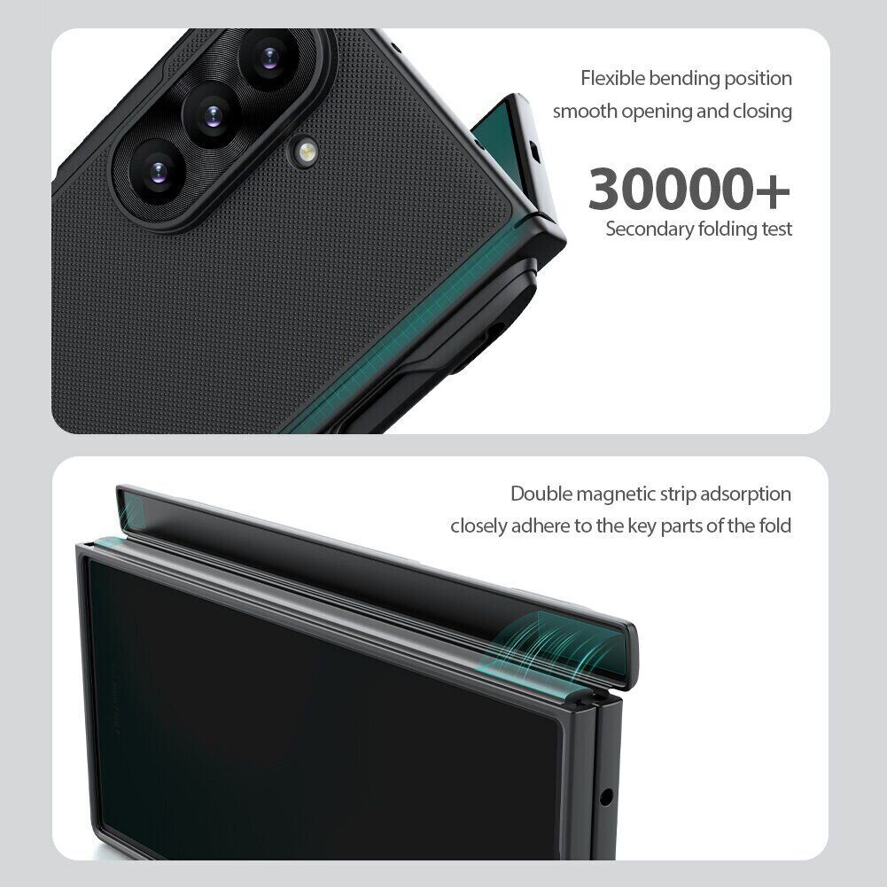Пластиковий чохол NILLKIN Super Frosted Shield Magnetic (S Pen) для Samsung Galaxy Fold 8 Ultra - Transparent Black. Фото 17 Пластиковий чохол NILLKIN Super Frosted Shield Magnetic (S Pen) для Samsung Galaxy Fold 8 Ultra - Transparent Black (424070B). Фото 17 з 20
