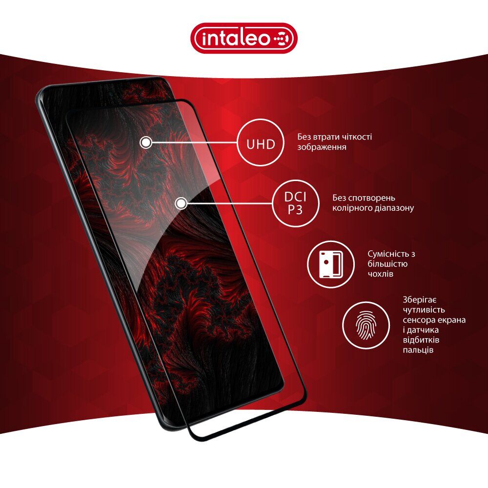 Защитное стекло Intaleo Full Glue для Xiaomi Redmi Note 15 - Black. Фото 3 Защитное стекло Intaleo Full Glue для Xiaomi Redmi Note 15 - Black (405524B). Фото 3 из 8